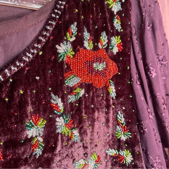 Vintage April Cornell Maxi Dress - Picture 4 of 12